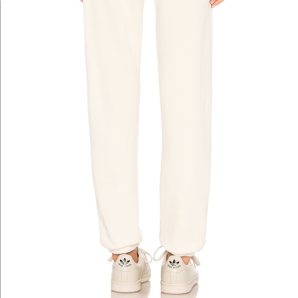 RE/DONE Logo Sweatpant in Vintage White - Picture 4 of 4